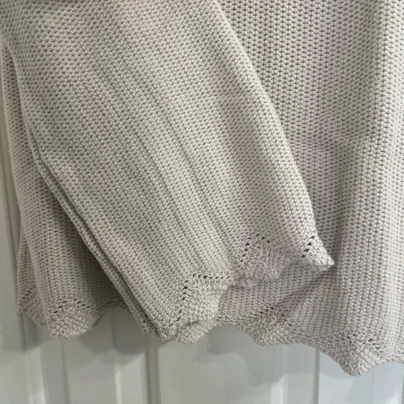 Crown & Ivy tan bell sleeve sweater - Picture 2 of 6